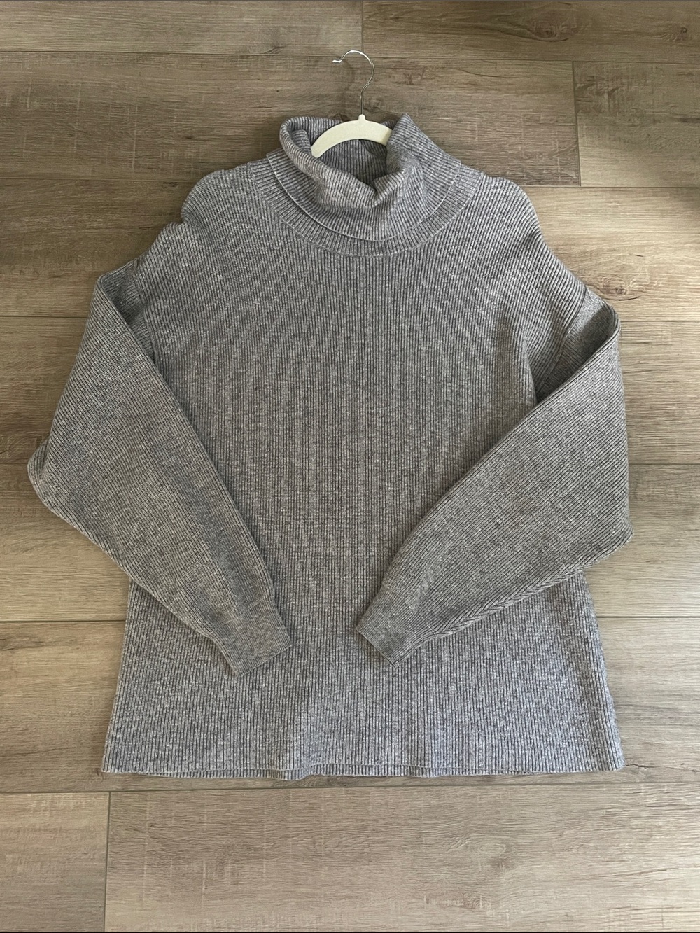 Free People Classic Gray Turtleneck Sweater - Women's